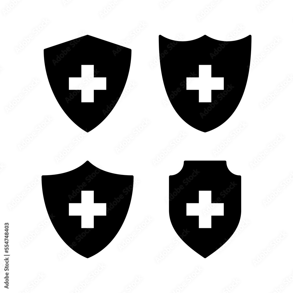 Fototapeta premium Health insurance icon vector for web and mobile app. Insurance document sign and symbol