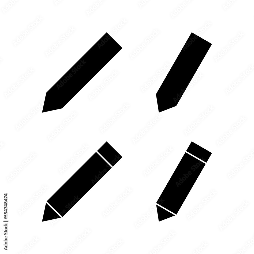 Pencil icon vector for web and mobile app. pen sign and symbol. edit icon vector Pencil icon vector for web and mobile app. pen sign and symbol. edit icon vector