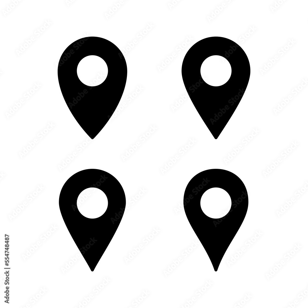 Pin icon vector for web and mobile app. Location sign and symbol. destination icon. map pin Pin icon vector for web and mobile app. Location sign and symbol. destination icon. map pin