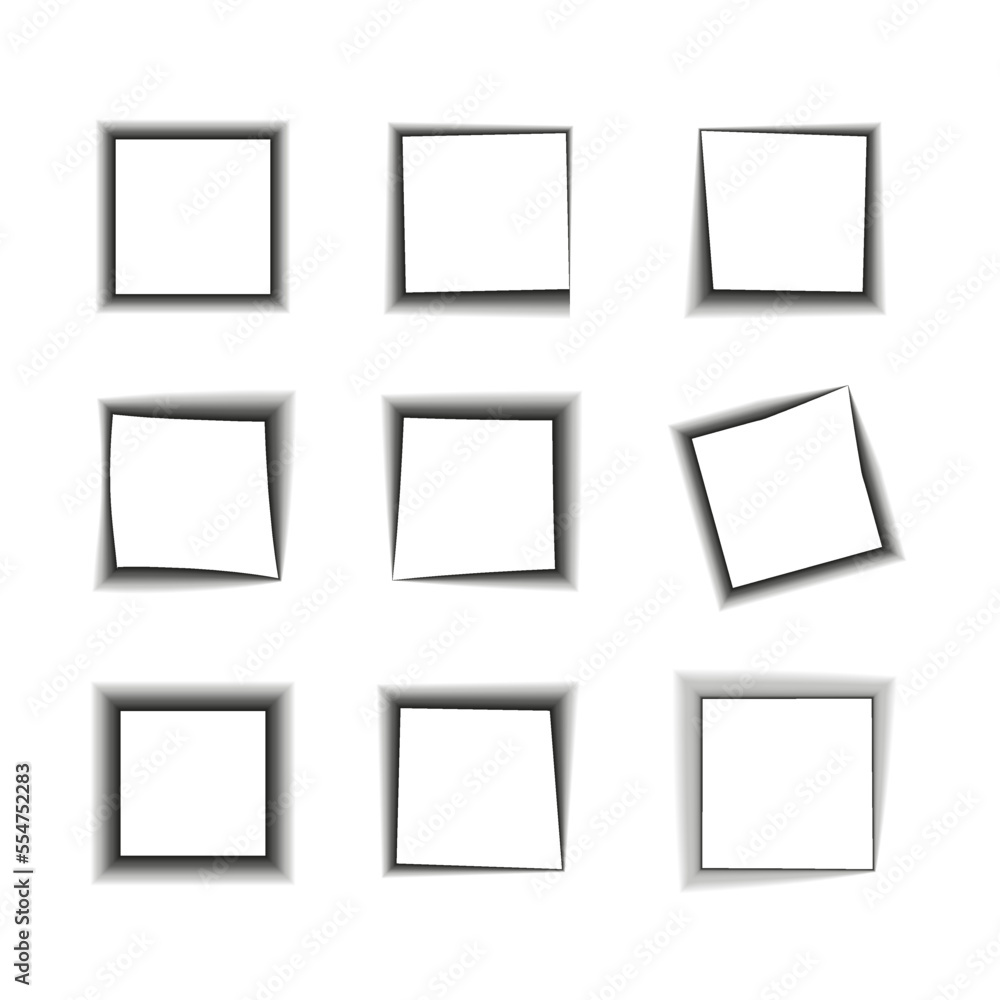 Sticker sheet. Mockup frame design. Vector illustration. Stock image. Sticker sheet. Mockup frame design. Vector illustration. Stock image.
