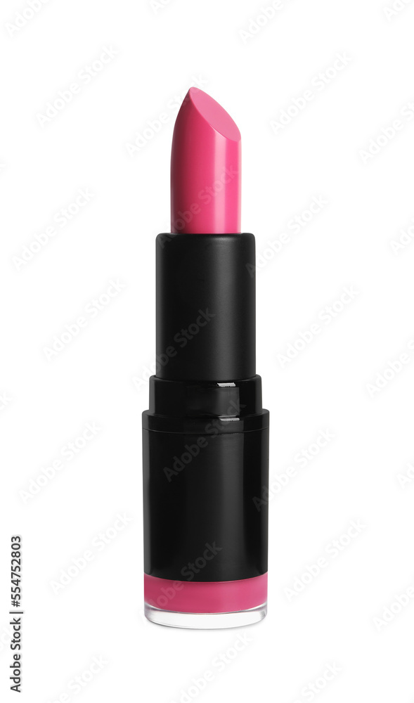 Bright lipstick on white background. Professional makeup product Bright lipstick on white background. Professional makeup product