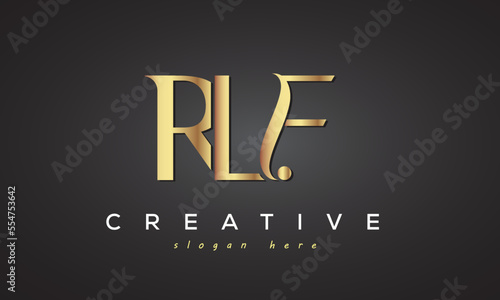 RLF creative luxury logo design	
 photo