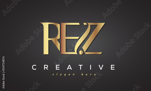 REZ creative luxury logo design	
 photo