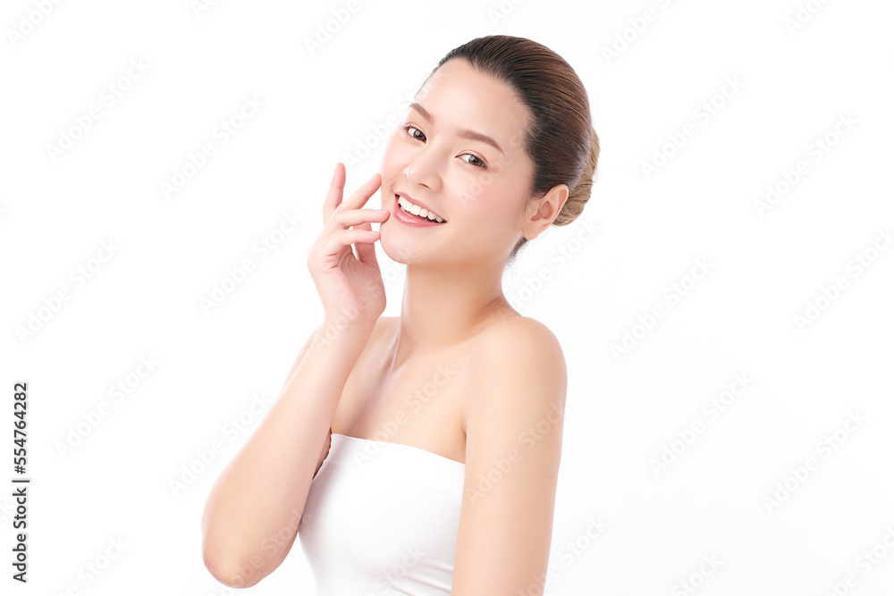 Beautiful young asian woman with clean fresh skin on white background, Face care, Facial treatment, Cosmetology, beauty and spa, Asian women portrait. Beautiful young asian woman with clean fresh skin on white background, Face care, Facial treatment, Cosmetology, beauty and spa, Asian women portrait.