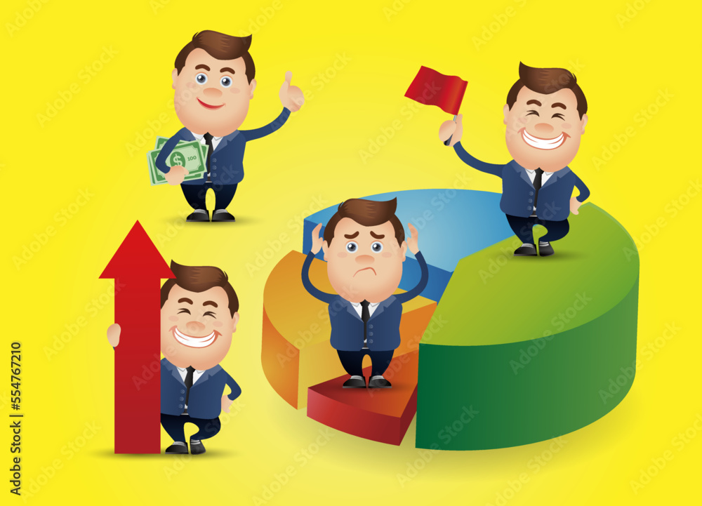 Cute People - businessman set Cute People - businessman set