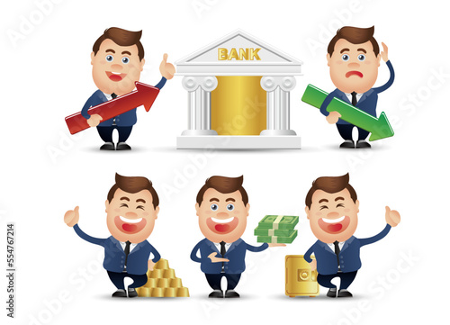 Cute People - businessman set 