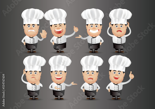 Cute People. Professional. chef