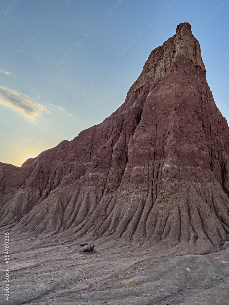 Fototapeta premium Tatacoa Desert landscape sunset