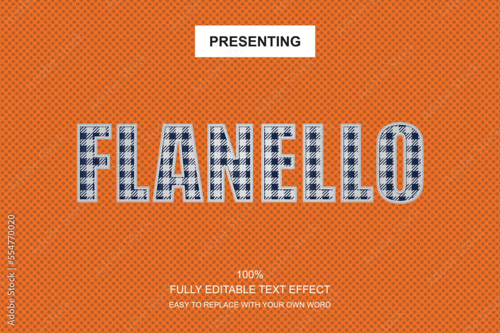 Obraz premium Special font editable adobe illustrator text effect. 100% editable text with an effect good for title and Text typography work