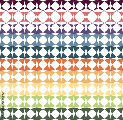 seamless geometric pattern with triangles