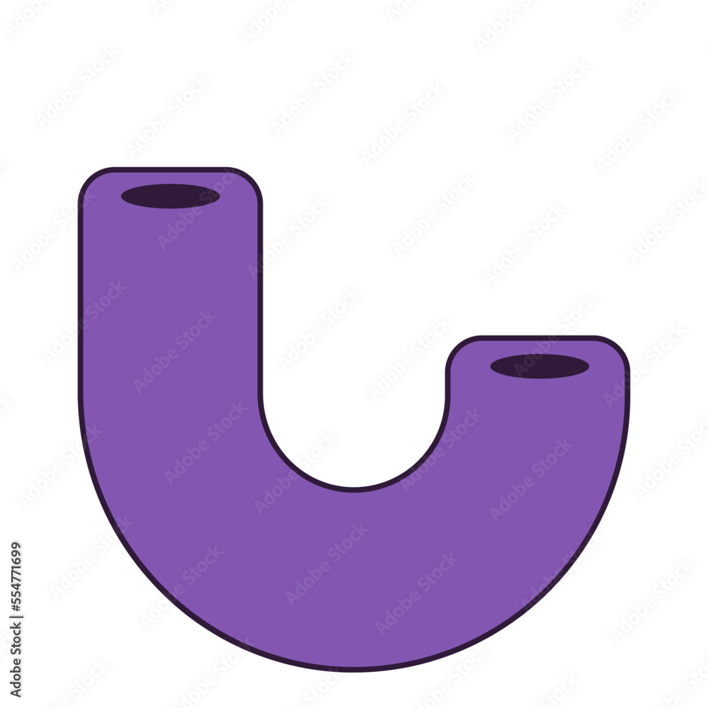Modern vase vector illustration in line filled design Modern vase vector illustration in line filled design