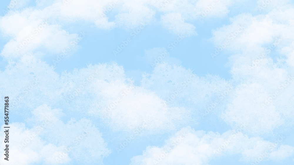 blue sky with clouds