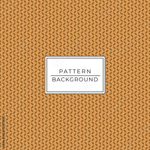 Dark brown stripes on brown background in seamless pattern, vector illustration.