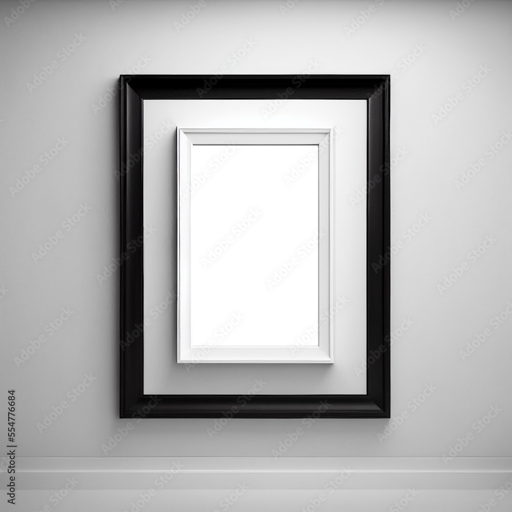Transparent Black Frame Mockup Transparent Black Frame Mockup