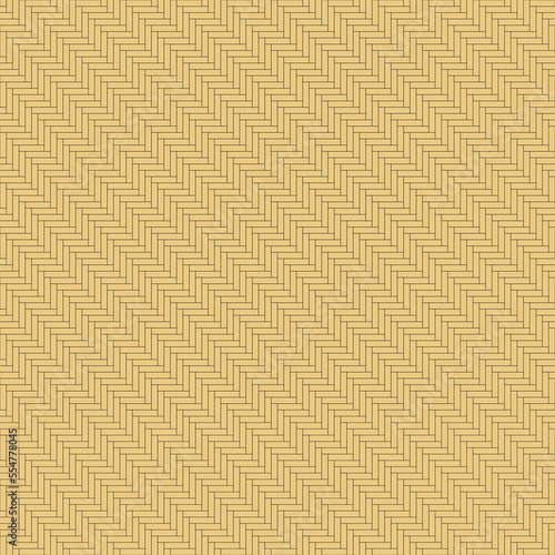 Light oak wood grain floor in seamless pattern, vector illustration