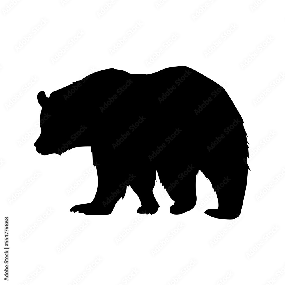 Fototapeta premium Silhouette of bear