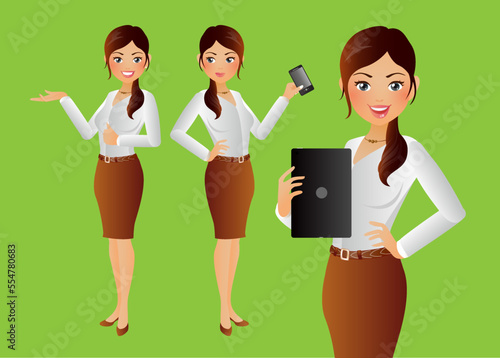 businesswoman set