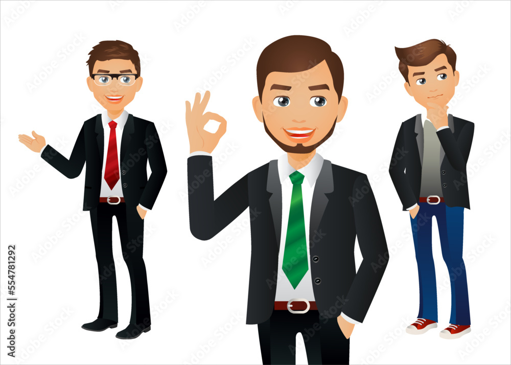 Businesswoman set Businesswoman set