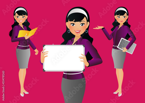businesswoman set