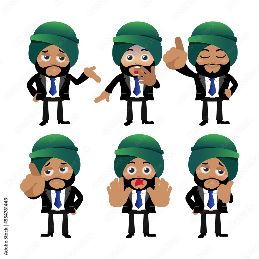 Hindu businessman set Hindu businessman set
