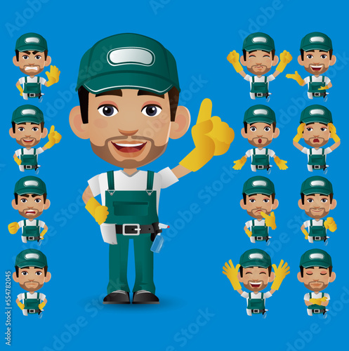Cute Set - Set of cleaners with different emotion
