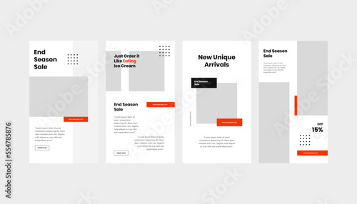 Elevate Your Style with Our Set of Minimal Man Fashion Standee Roll-Up Banner and Social Media Story Templates