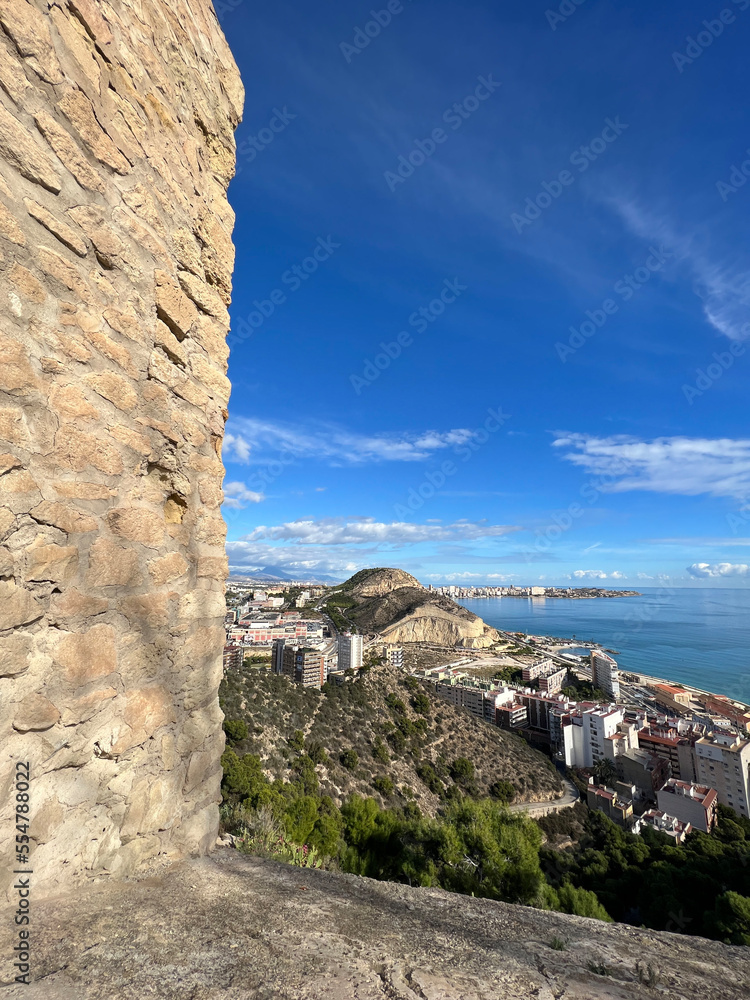 View from the Castle of Santa Barbara