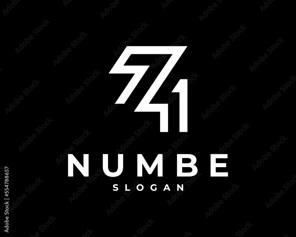 Number 74 Line Modern Contemporary Simple Bold Future Geometric Minimalist Icon Vector Logo Design Number 74 Line Modern Contemporary Simple Bold Future Geometric Minimalist Icon Vector Logo Design