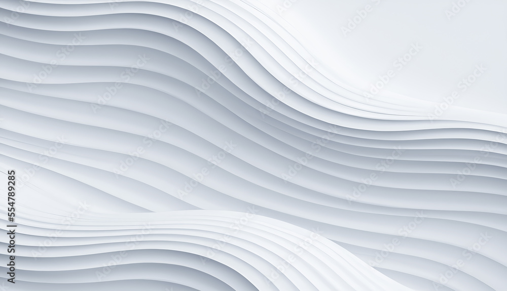 Obraz premium Abstract 3D White Background