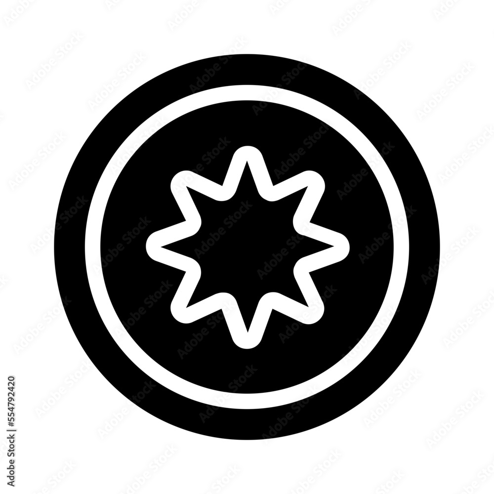 coin icon glyph style coin icon glyph style