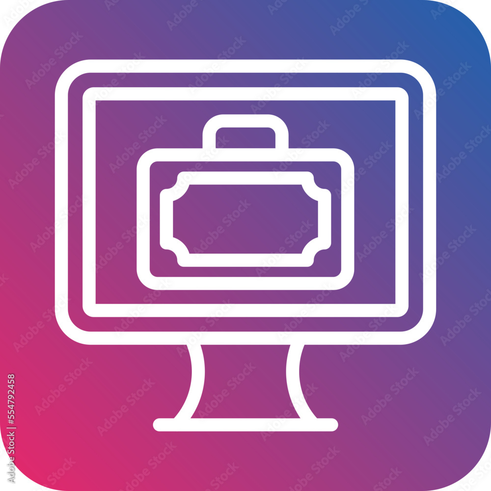 Online Business Icon Style