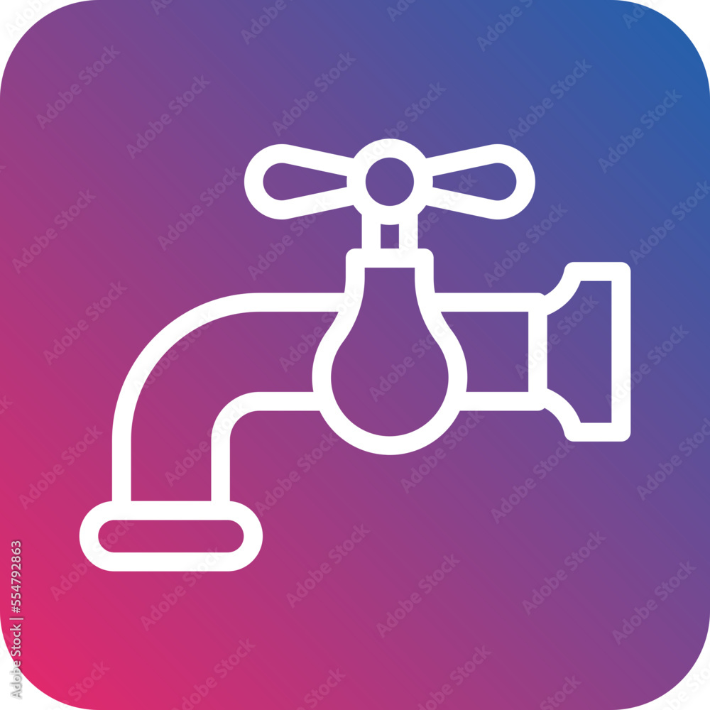 Water Tap Icon Style Water Tap Icon Style