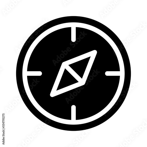 Free Download Compass Icon Glyph Style - GFXLoad