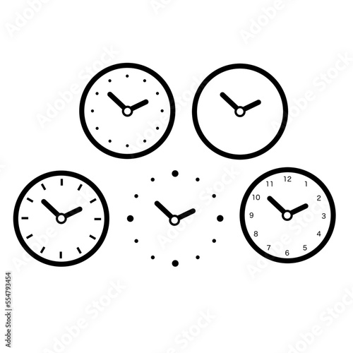 時計アイコンセット
