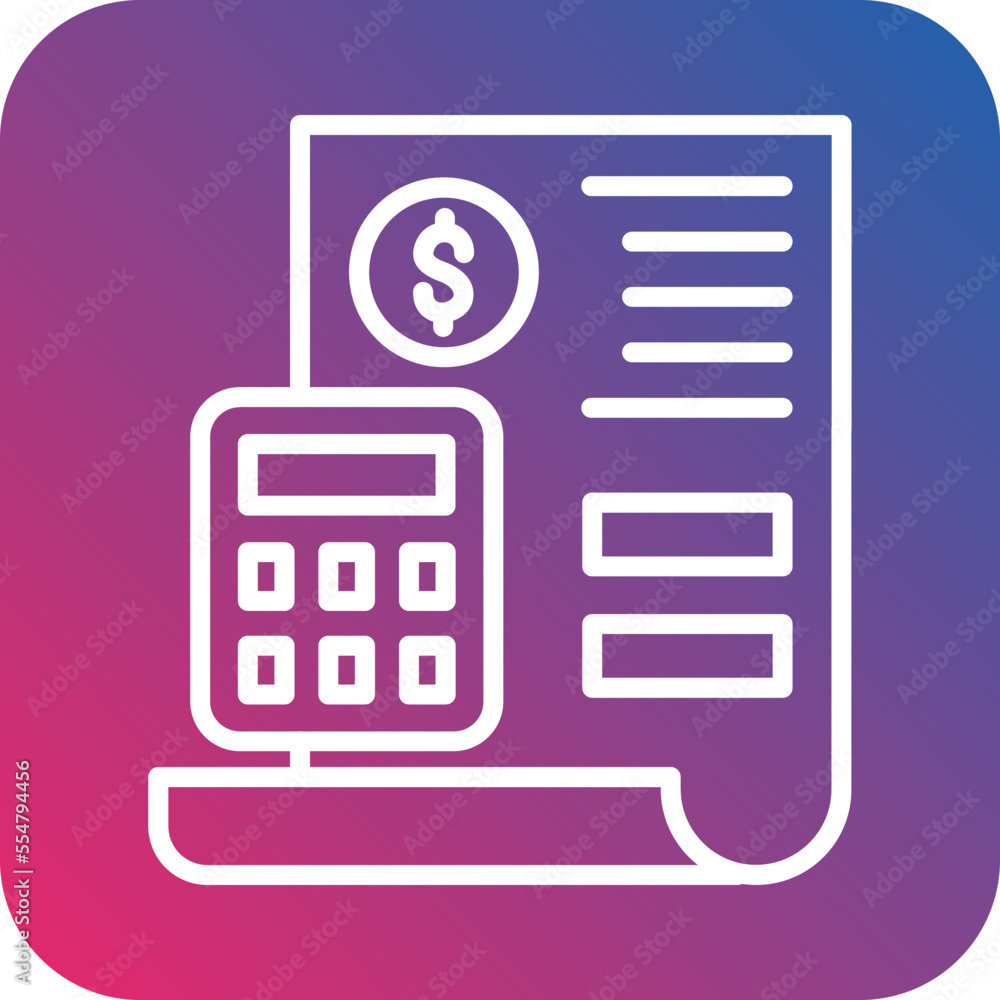 Budget Icon Style Budget Icon Style