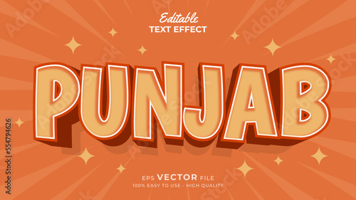 editable text effect - India republic day style theme