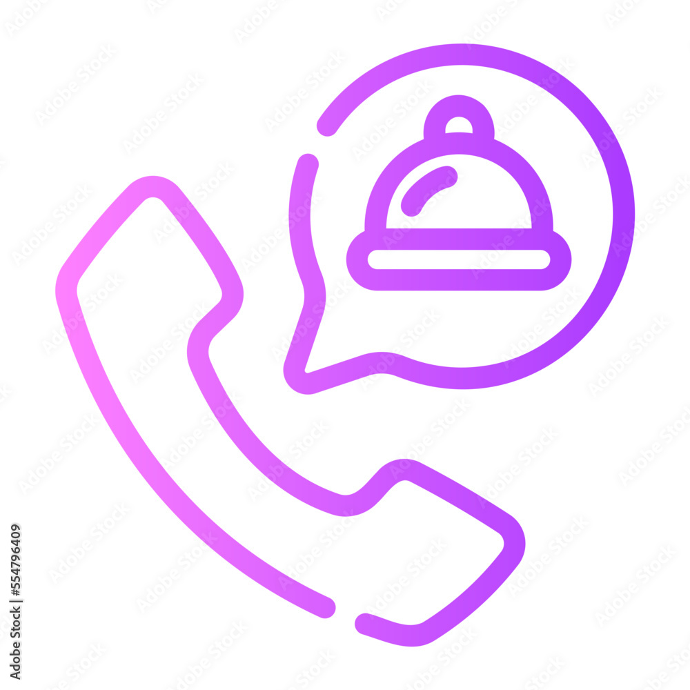 food serving gradient icon food serving gradient icon