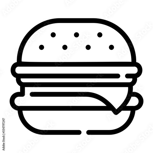 burger line icon