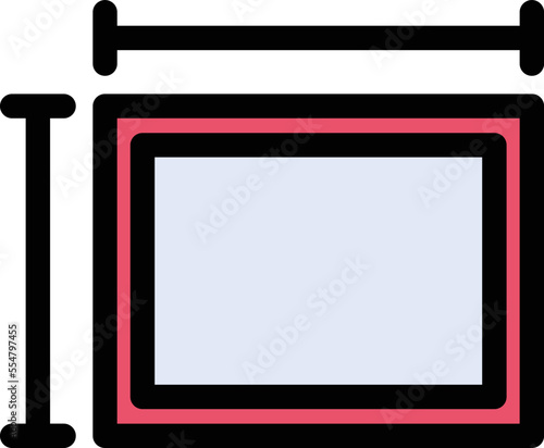 Scale area Vector Icon
