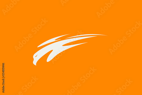 Illustration vector graphic of falcon attack speed