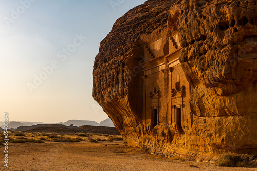 Saudi Arabia, Medina Province, Al Ula, Ancient tomb in Mada?In Salih photo
