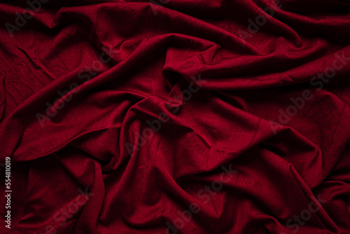red fabric for Christmas background