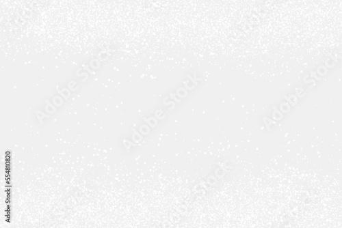 Abstract light gray with white glitter confetti texture background.