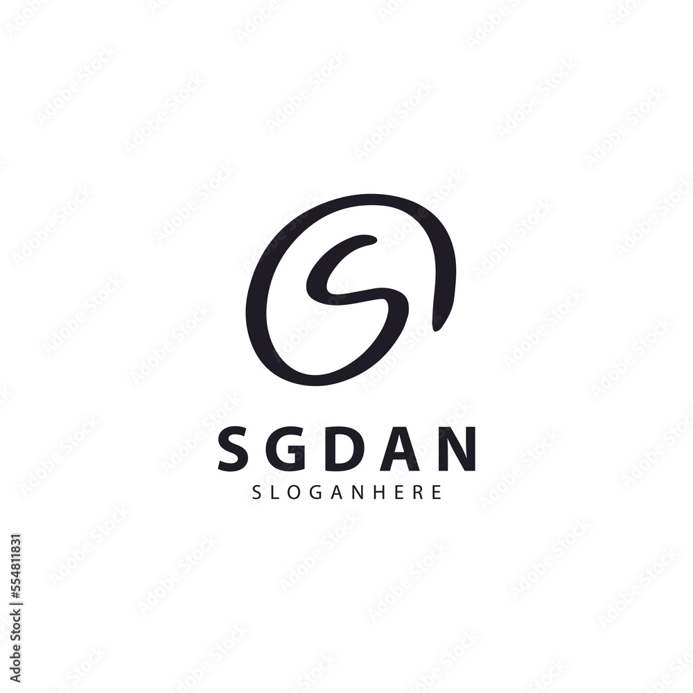 Obraz premium Initial Letter S for Business Branding logo design