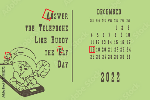 Answer Telephone Like Buddy Elf Day