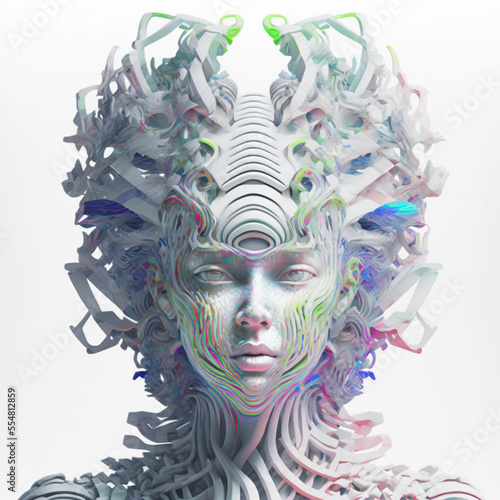 Fractal humanoid cyborg
