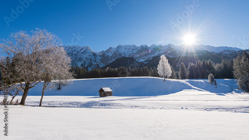 Stunning winter landscape in Bad Mitterndorf near Kulm and Tauplitz alm, austria, styria -  Salzkammergut cross -country ski run © Sonja Birkelbach