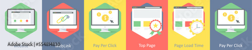 website, web link, pay per click