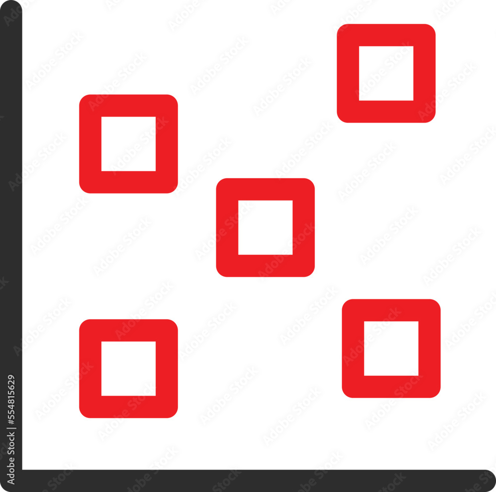 Dots Chart Vector Icon
Dots Chart Vector Icon