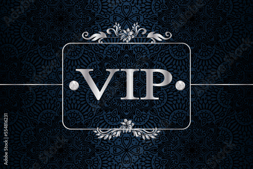luxury metalic premium vip members only card